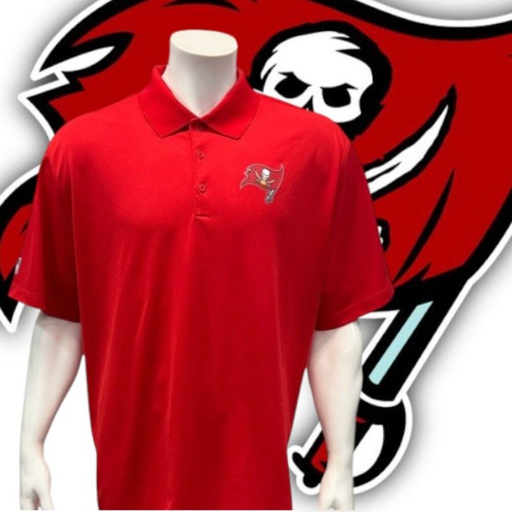 Nike Dri-Fit On Field Apparel Tampa Bay Buccaneers Mens Golf Polo Shirt Size XXL